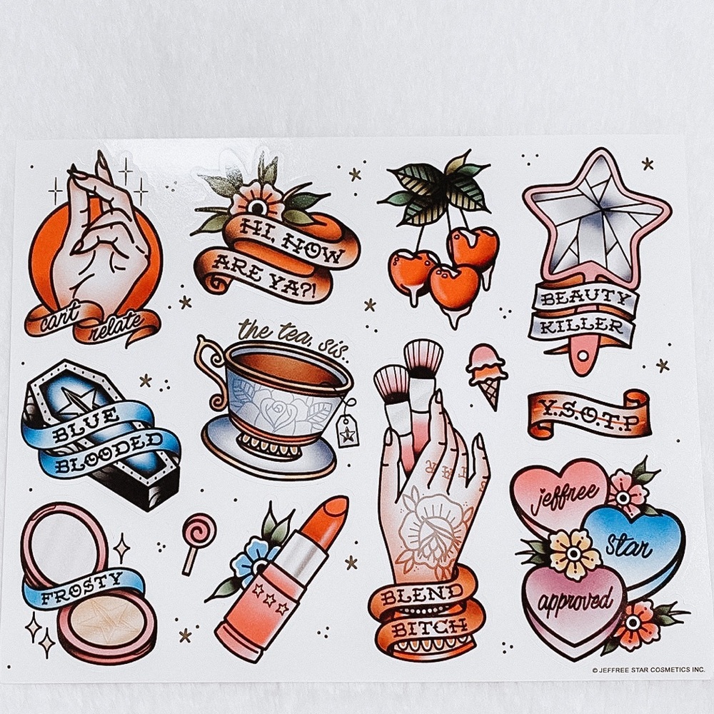 Jeffree Star ⭐️ Stickers & Pop Socket Bundle